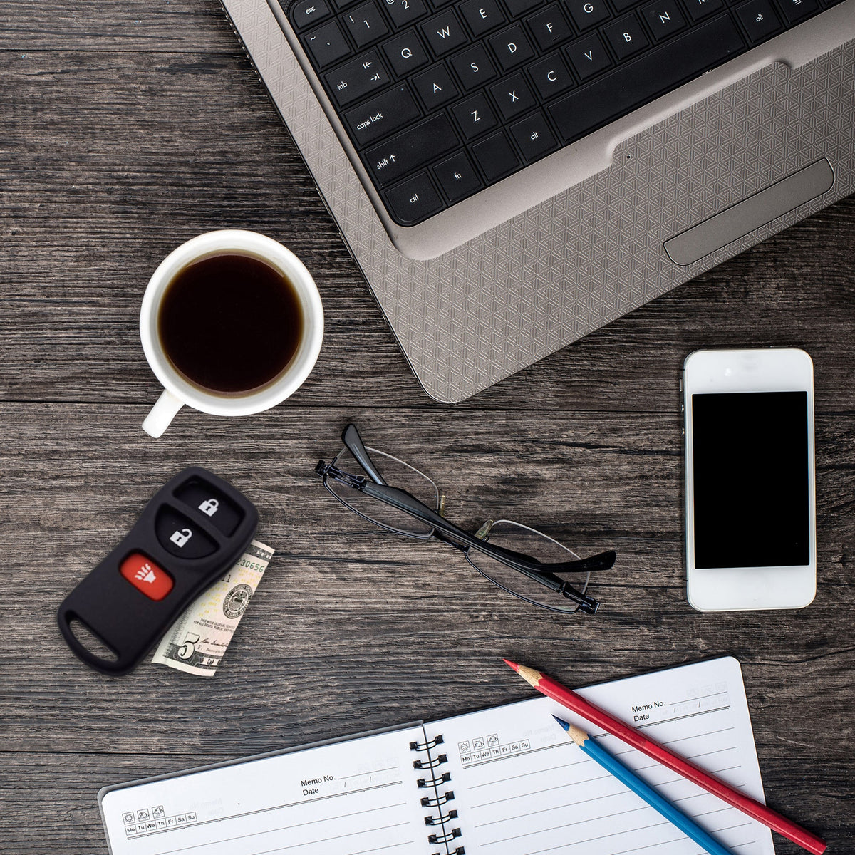 Fake Car Key Remote Diversion Safe (2 pack) - Discreet car stash compartment ideas of Car Remote key with Secret Stash chamber