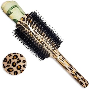 Leopard Print Brush Diversion Safe - Real Brush with a Secret compartment for hiding valuable items