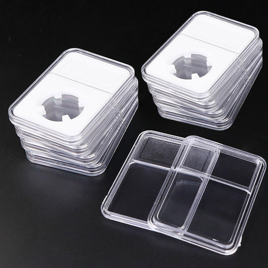 10PCS Coin Slab Snap Display Holder Storage Collection Box Collection Fit for NGC PCGS Grade (21mm)